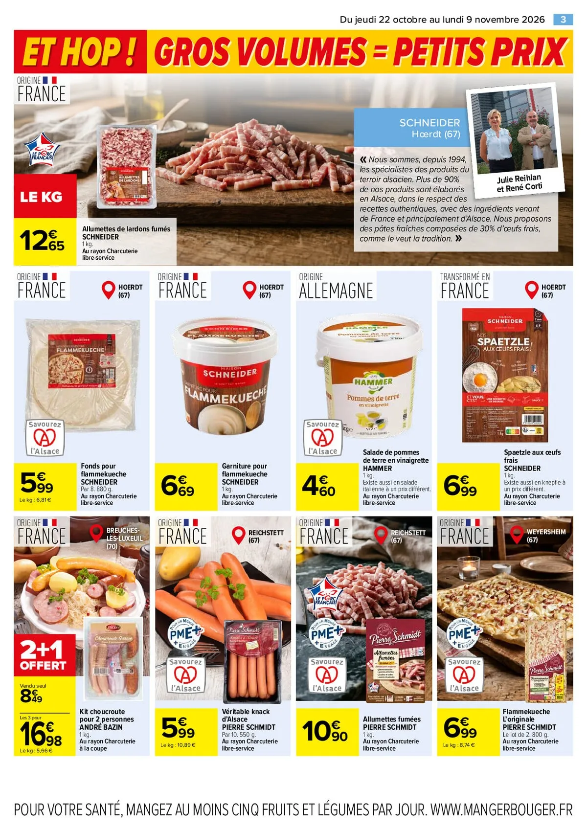 Catalogue Carrefour · Gros Volumes Alsace — page 3