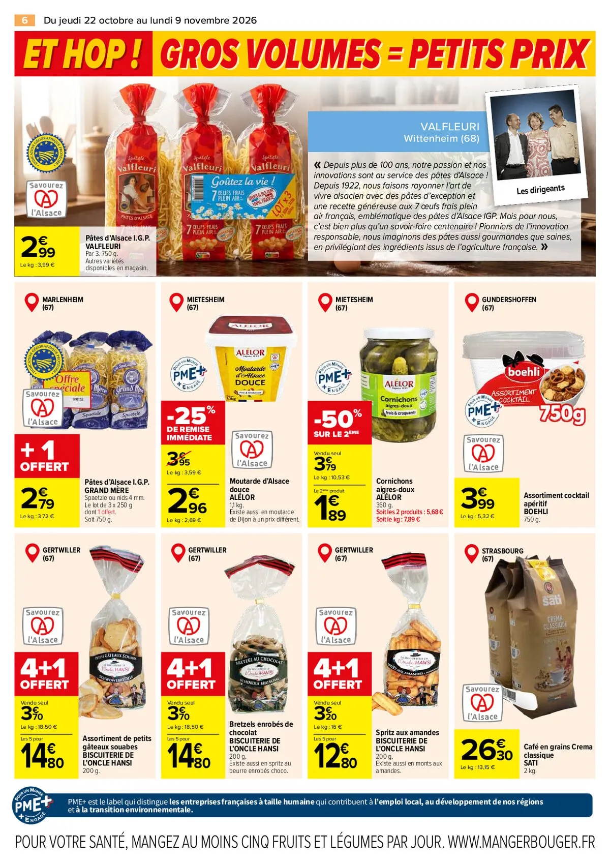 Catalogue Carrefour · Gros Volumes Alsace — page 6