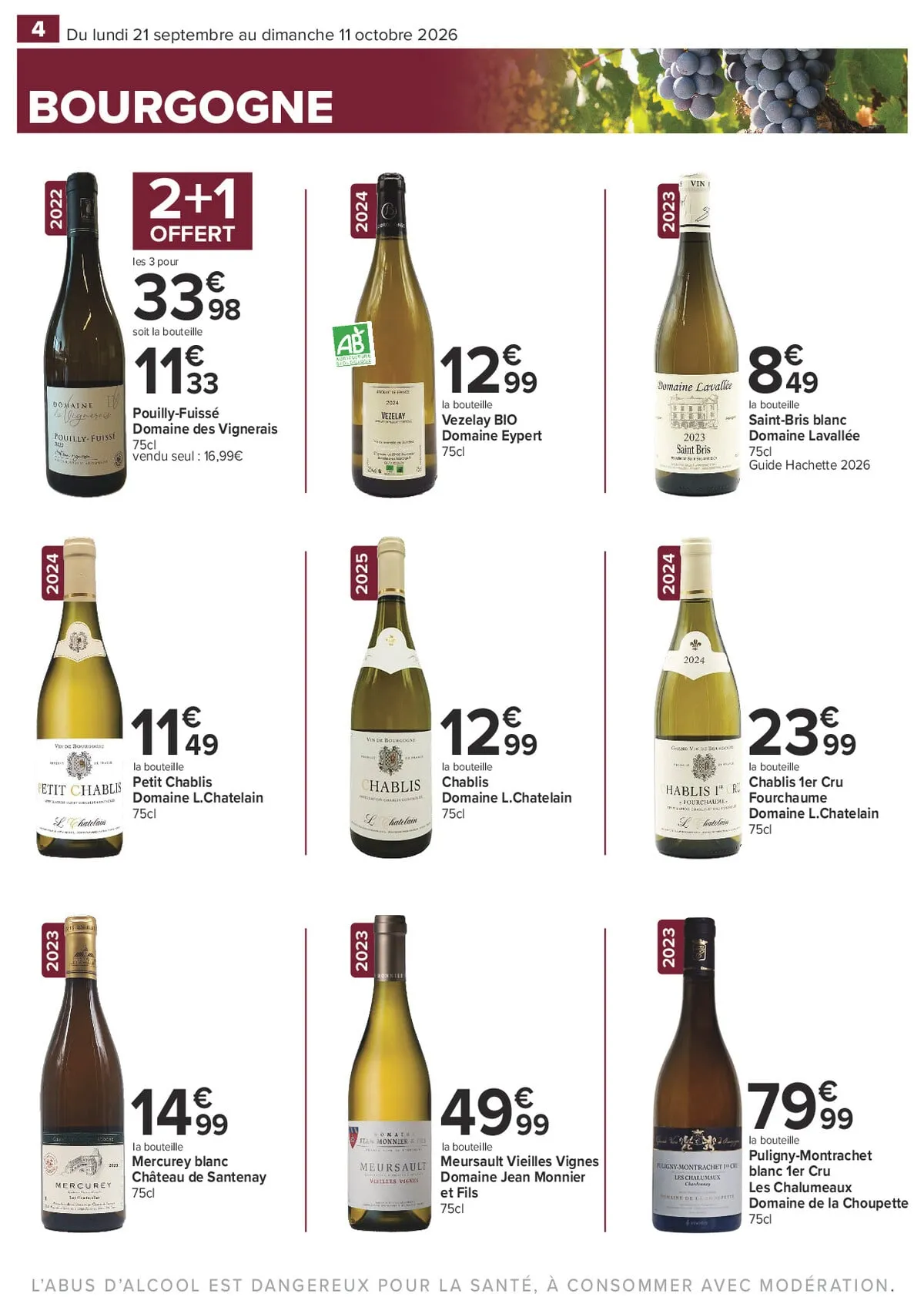 Catalogue Carrefour · Complément Foire Aux Vins — page 4