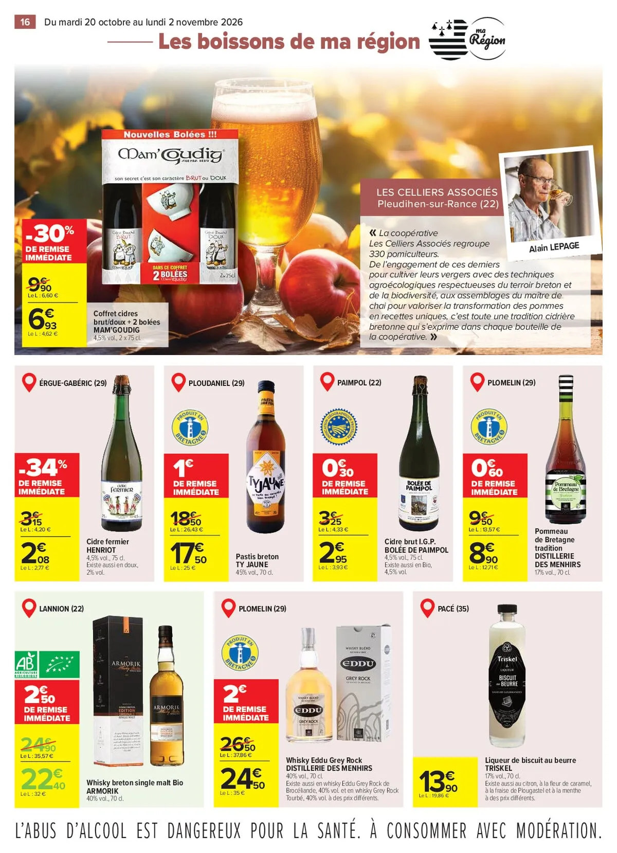 Catalogue Carrefour · Le Meilleur De Ma Région Bretagne — page 16