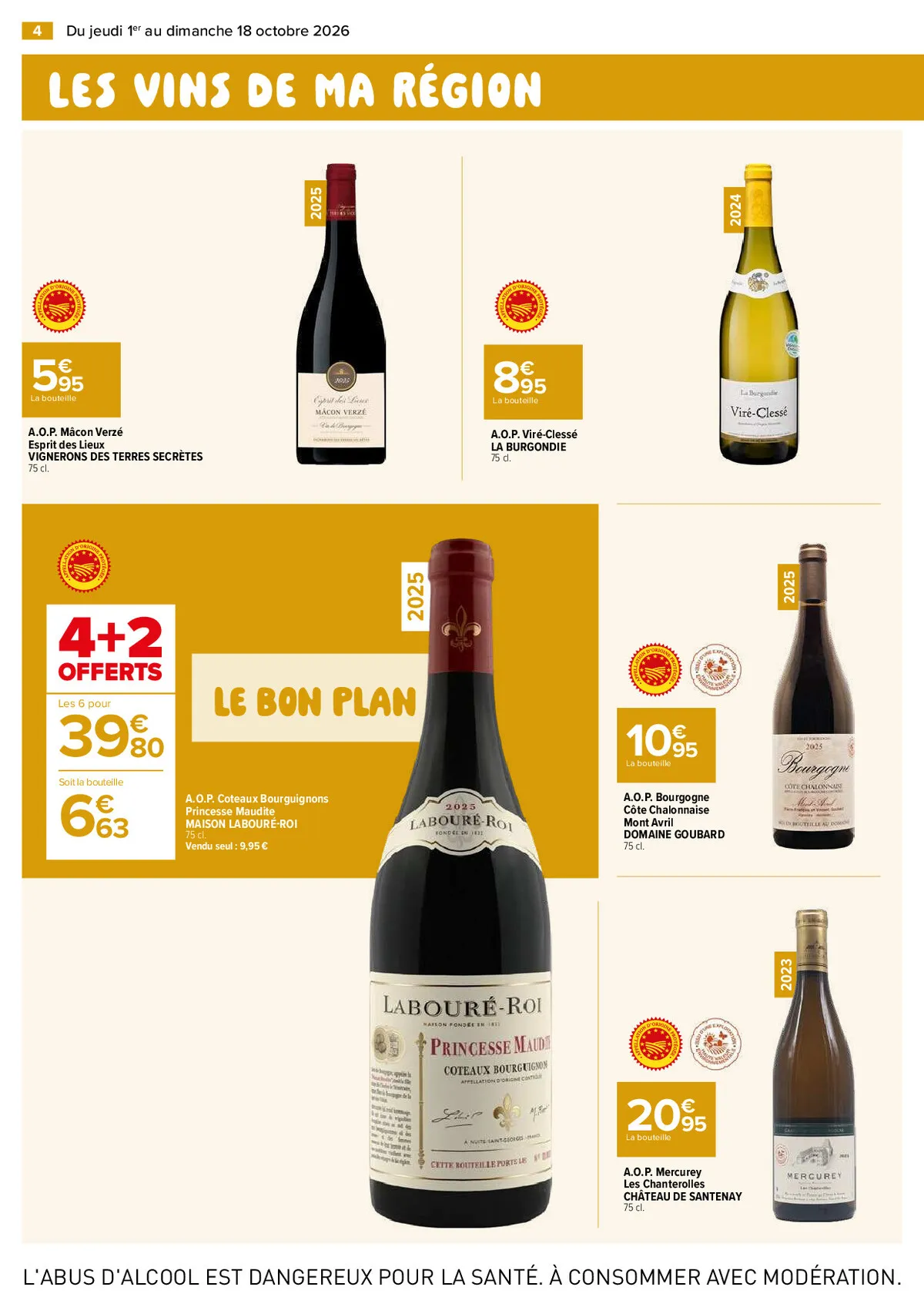 Catalogue Carrefour · Foire Aux Vins - Bourgogne / Franche-Comté — page 4