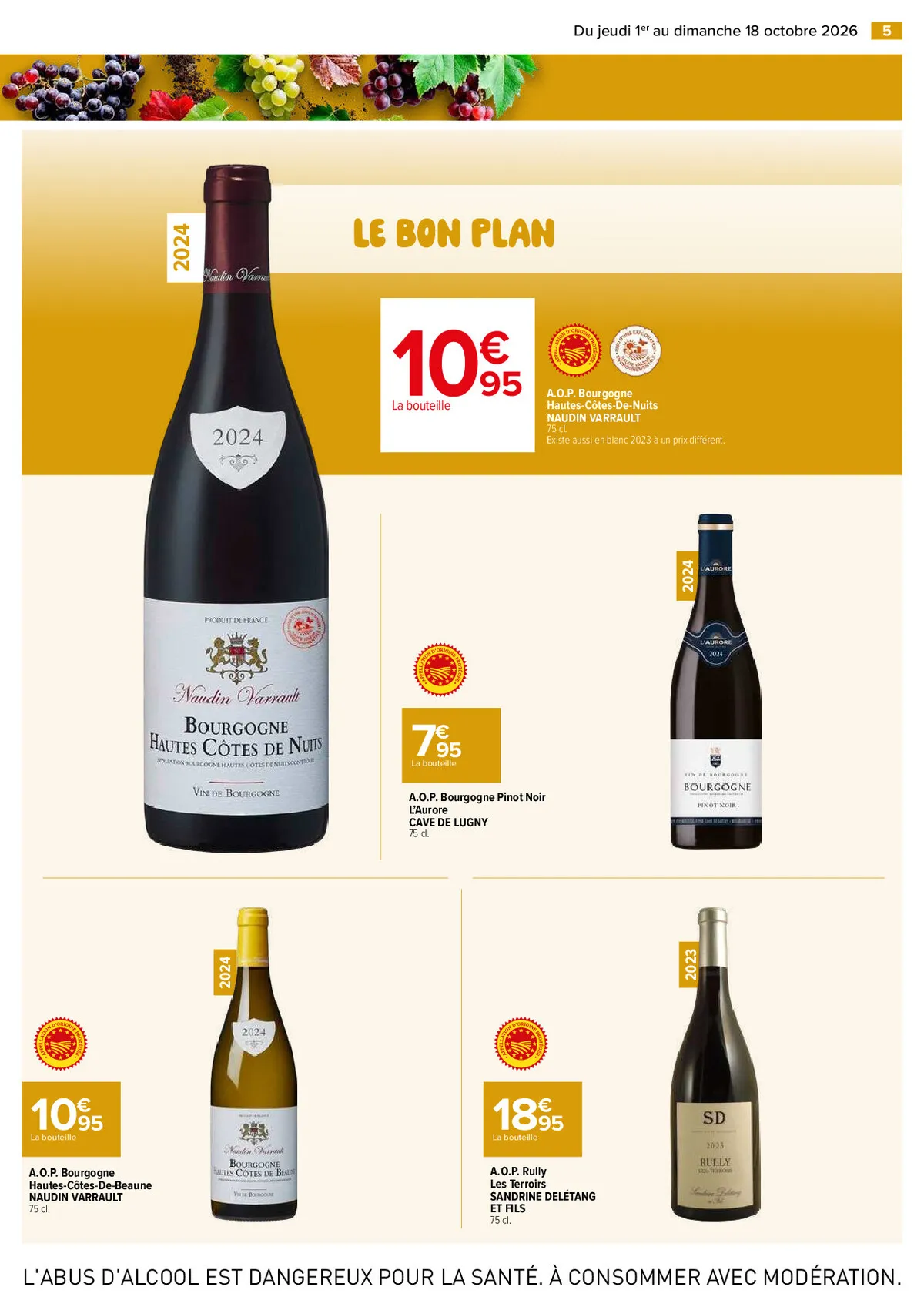 Catalogue Carrefour · Foire Aux Vins - Bourgogne / Franche-Comté — page 5