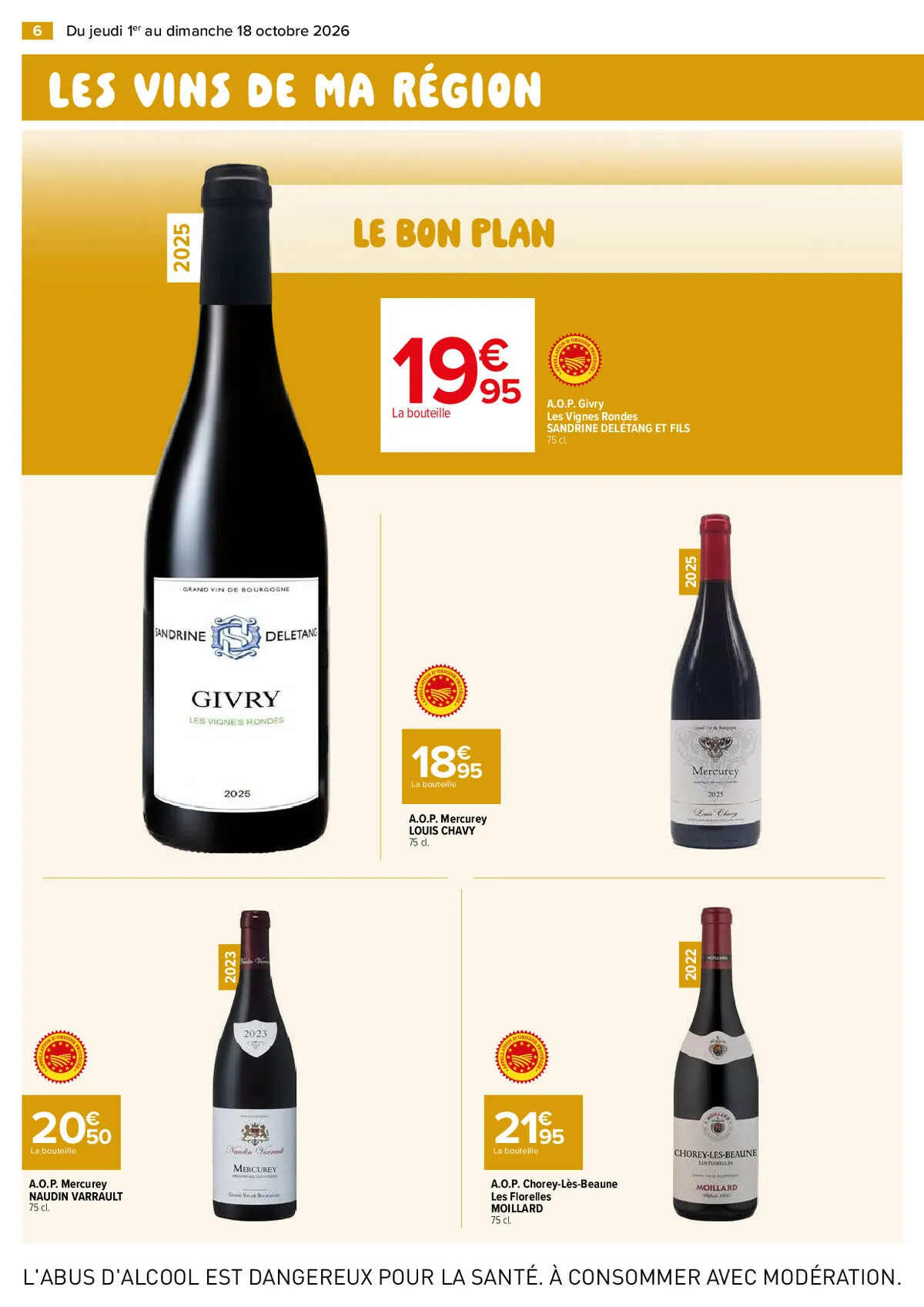 Catalogue Carrefour · Foire Aux Vins - Bourgogne / Franche-Comté — page 6