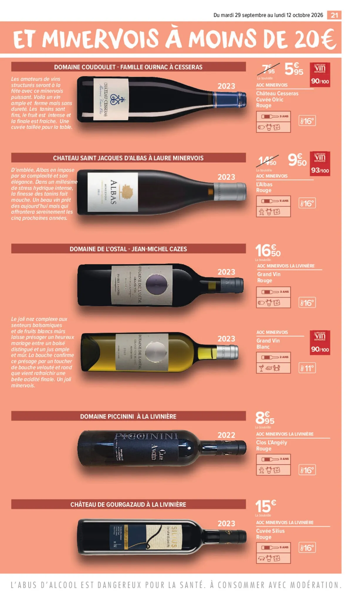 Catalogue Carrefour · Foire Aux Vins Édition Corbières Et Minervois — page 21