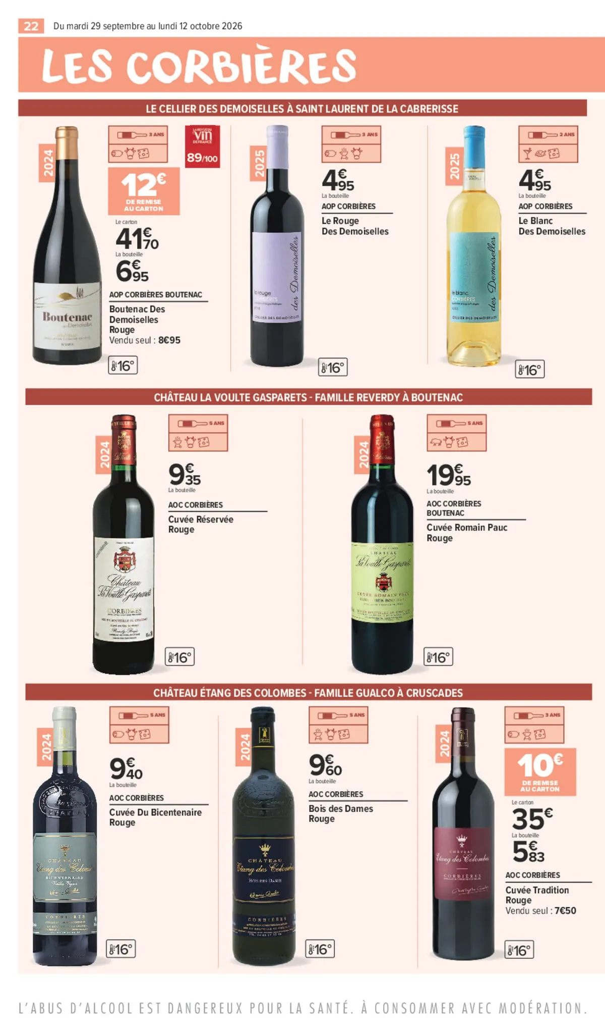 Catalogue Carrefour · Foire Aux Vins Édition Corbières Et Minervois — page 22