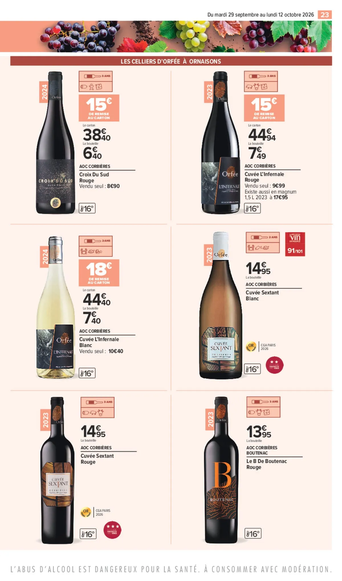 Catalogue Carrefour · Foire Aux Vins Édition Corbières Et Minervois — page 23