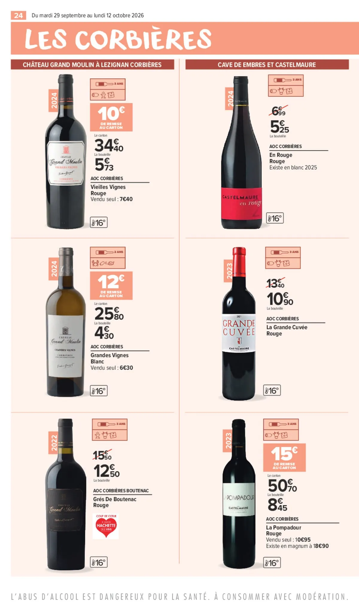 Catalogue Carrefour · Foire Aux Vins Édition Corbières Et Minervois — page 24