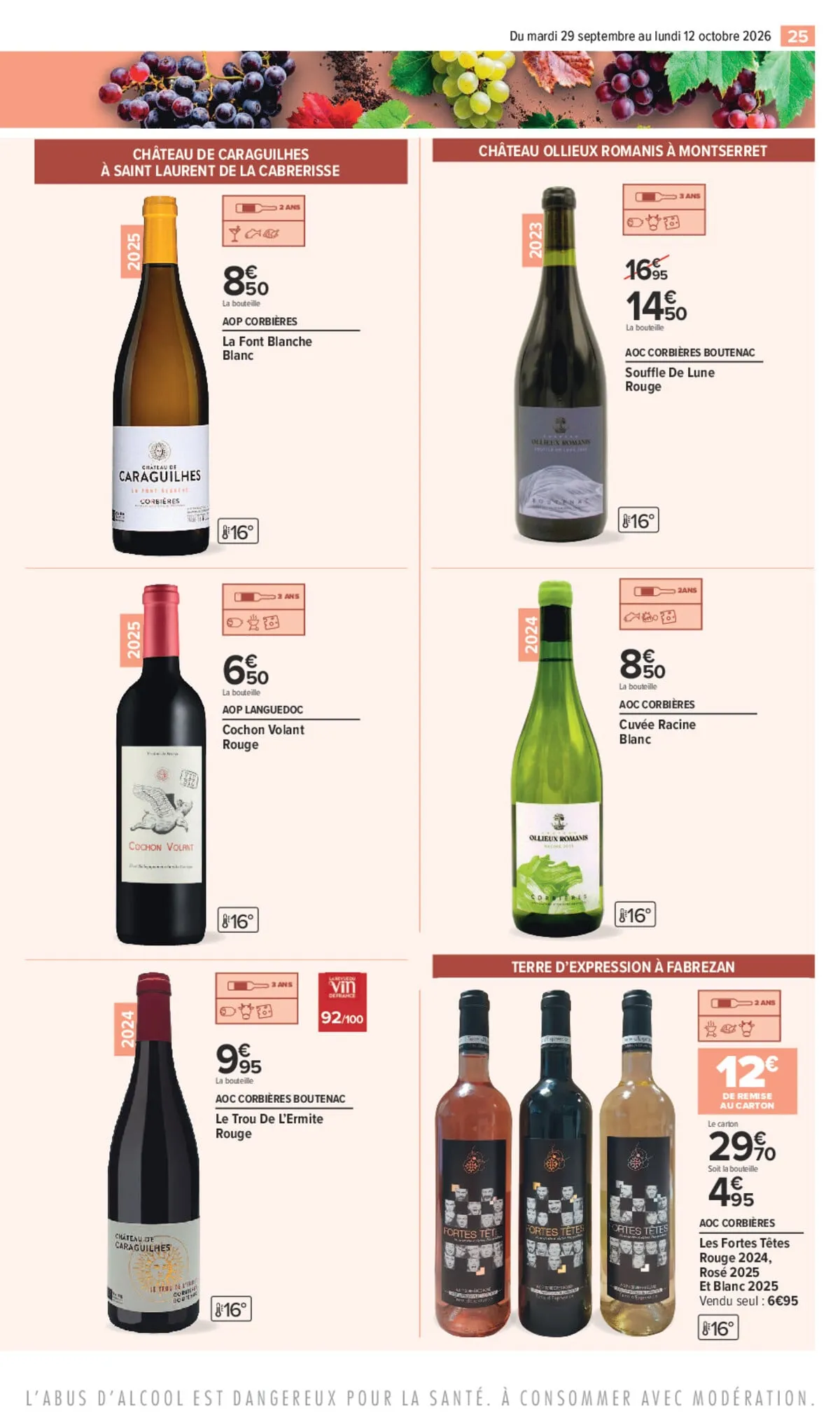 Catalogue Carrefour · Foire Aux Vins Édition Corbières Et Minervois — page 25