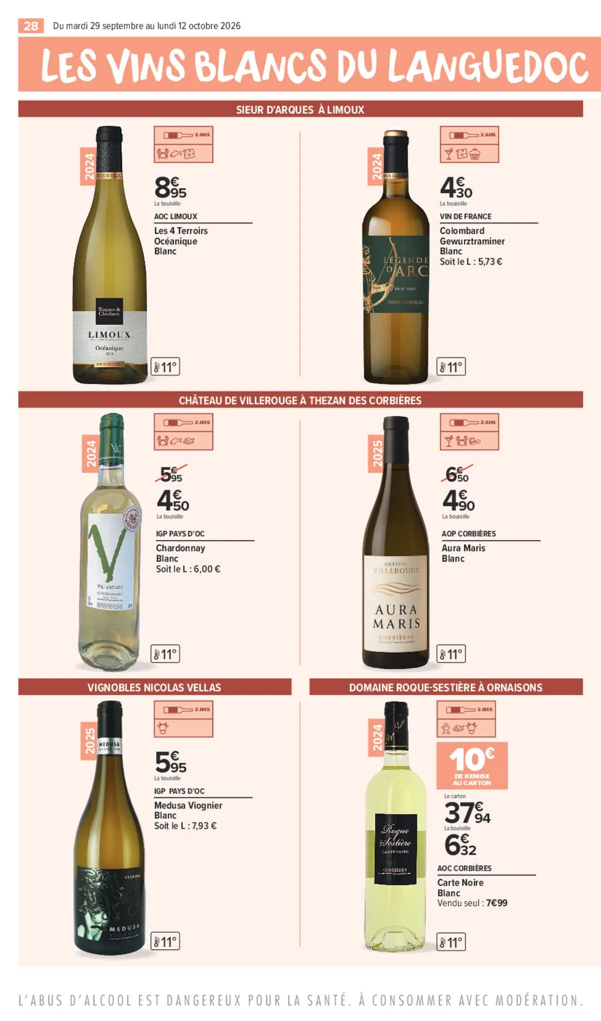 Catalogue Carrefour · Foire Aux Vins Édition Corbières Et Minervois — page 28