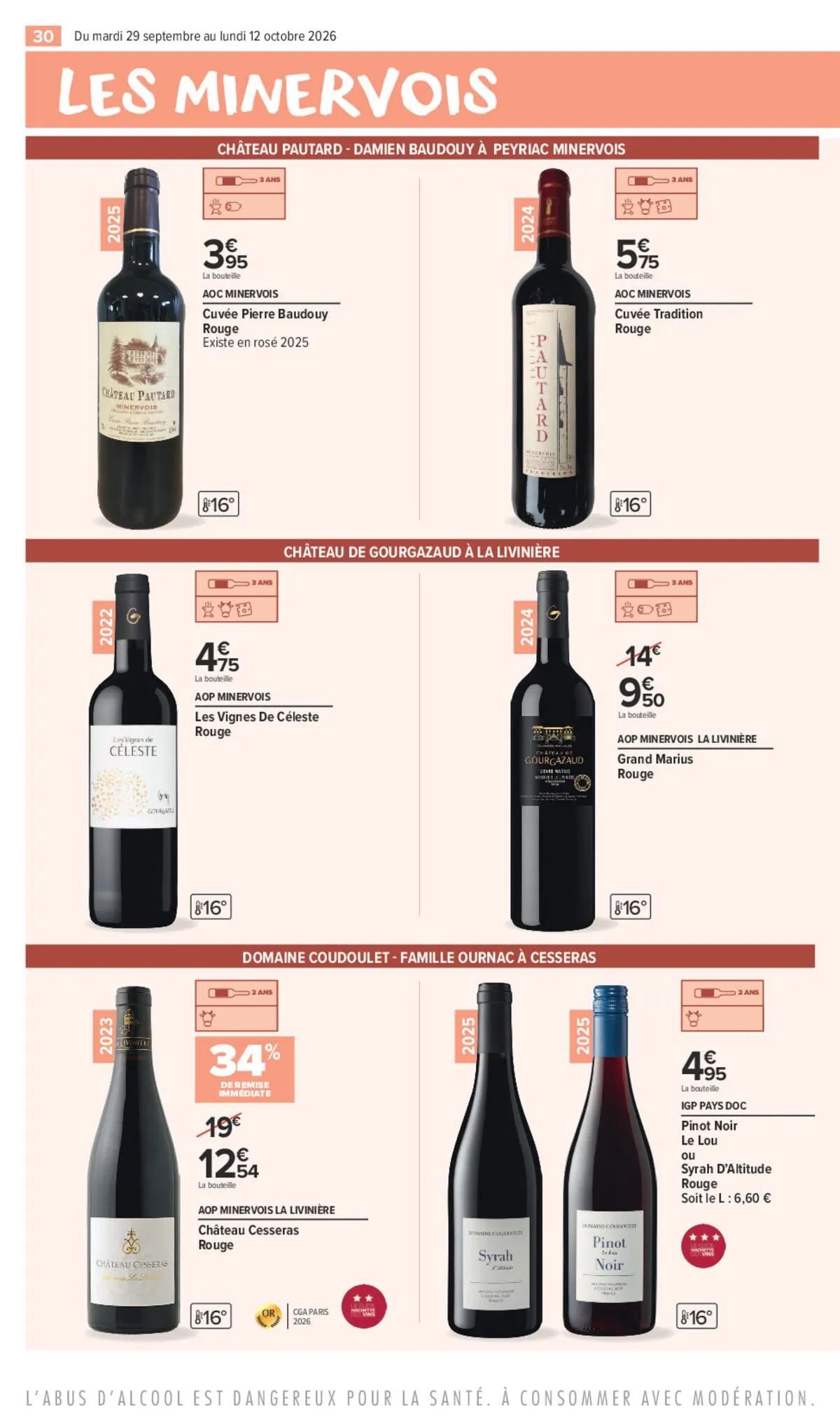 Catalogue Carrefour · Foire Aux Vins Édition Corbières Et Minervois — page 30