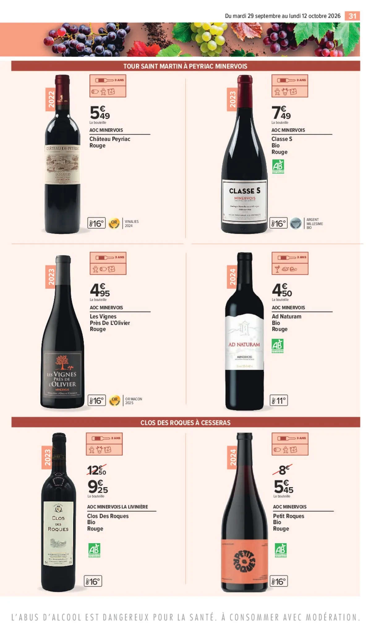 Catalogue Carrefour · Foire Aux Vins Édition Corbières Et Minervois — page 31