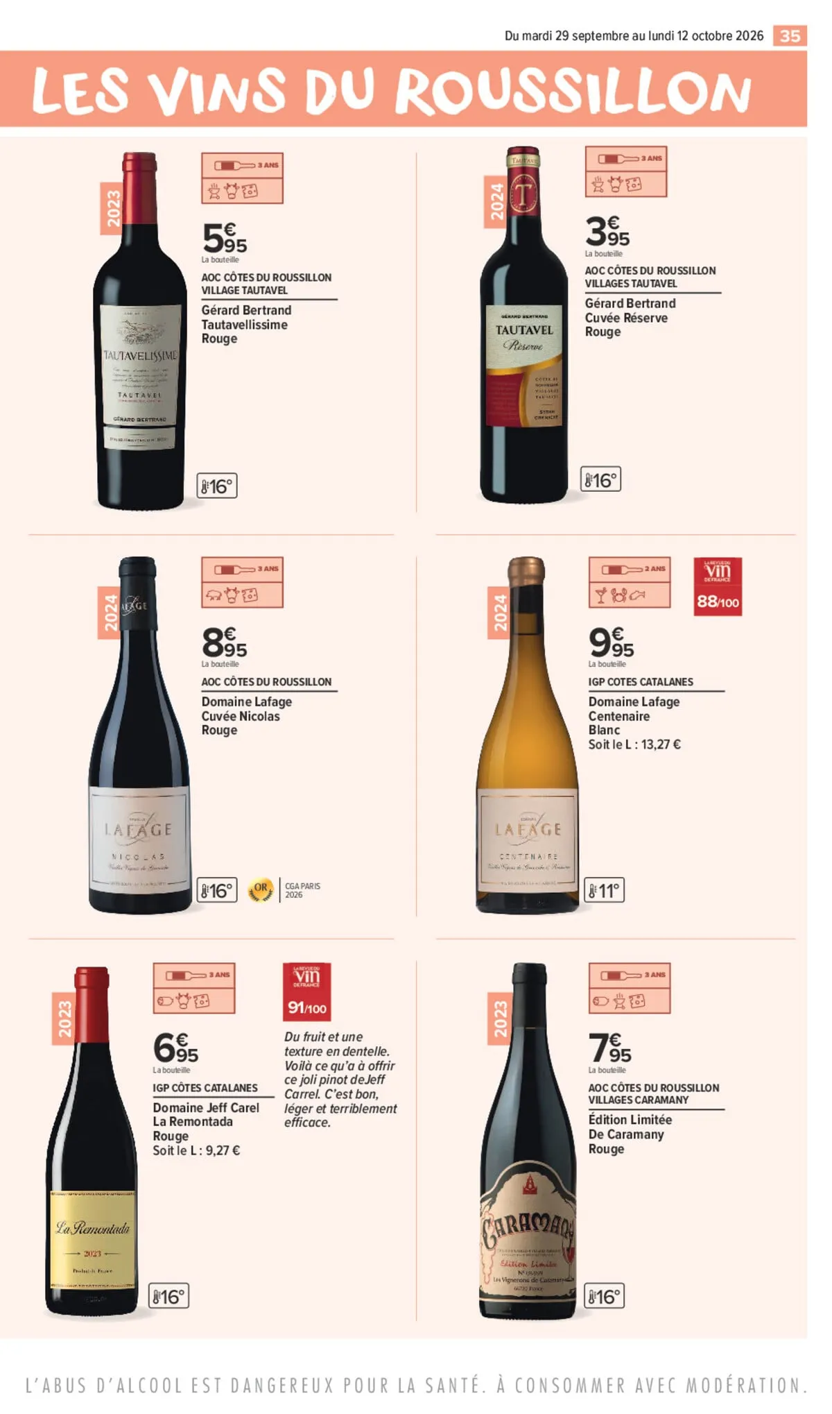 Catalogue Carrefour · Foire Aux Vins Édition Corbières Et Minervois — page 35