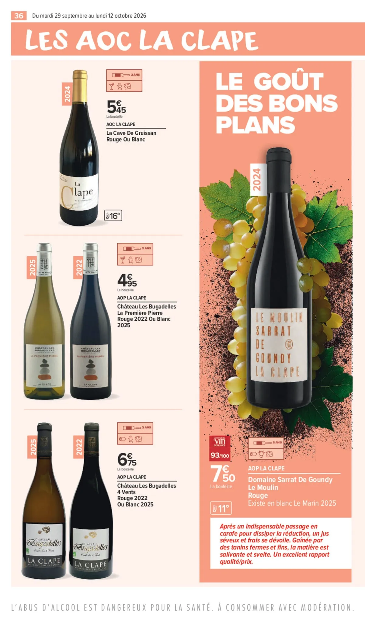 Catalogue Carrefour · Foire Aux Vins Édition Corbières Et Minervois — page 36