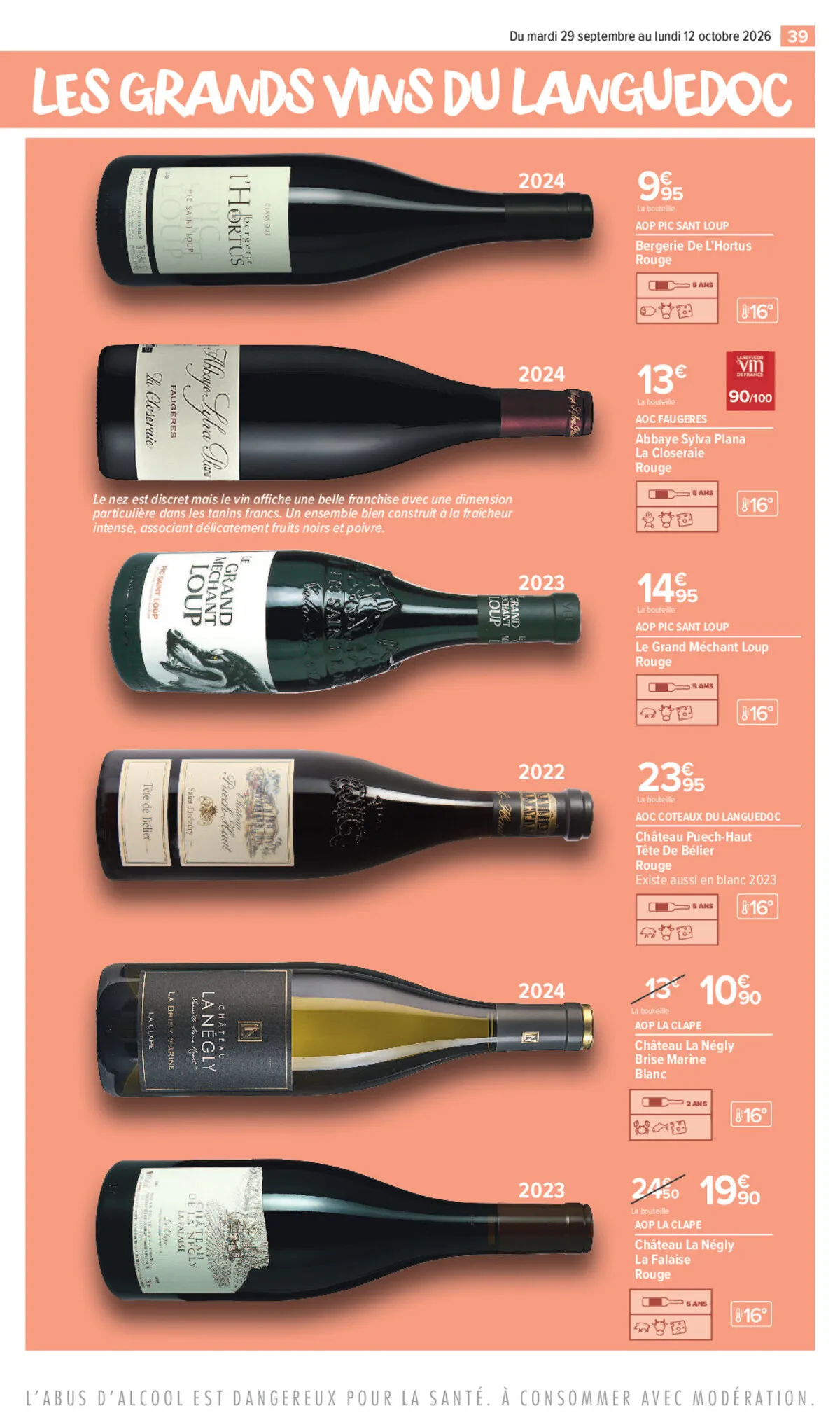 Catalogue Carrefour · Foire Aux Vins Édition Corbières Et Minervois — page 39
