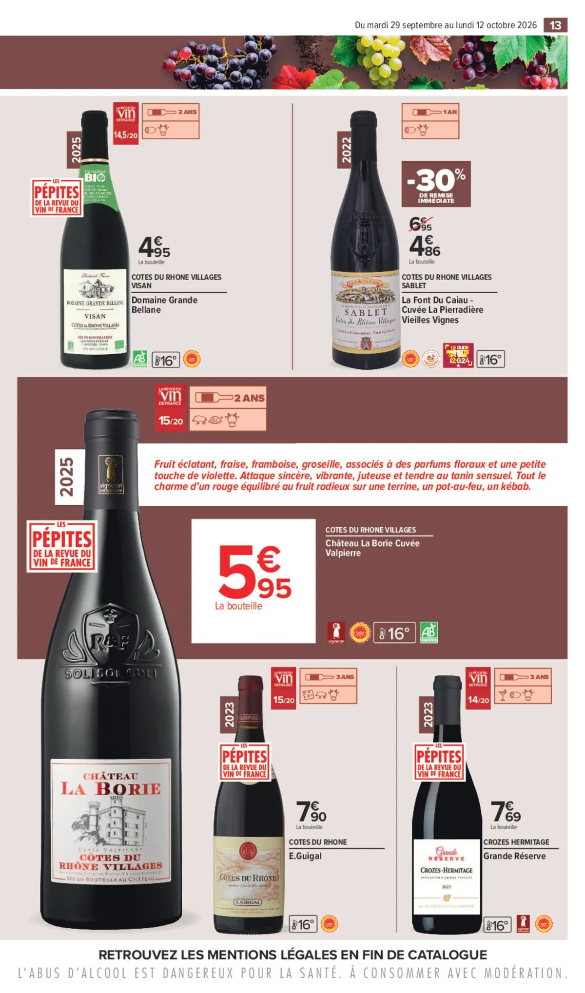 Catalogue Carrefour · Foire Aux Vins Edition Roussillon — page 13