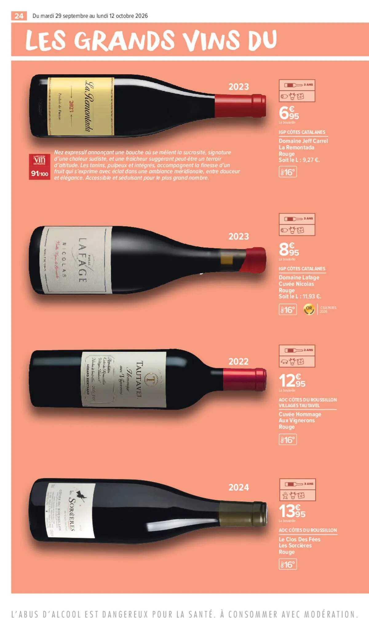 Catalogue Carrefour · Foire Aux Vins Edition Roussillon — page 24