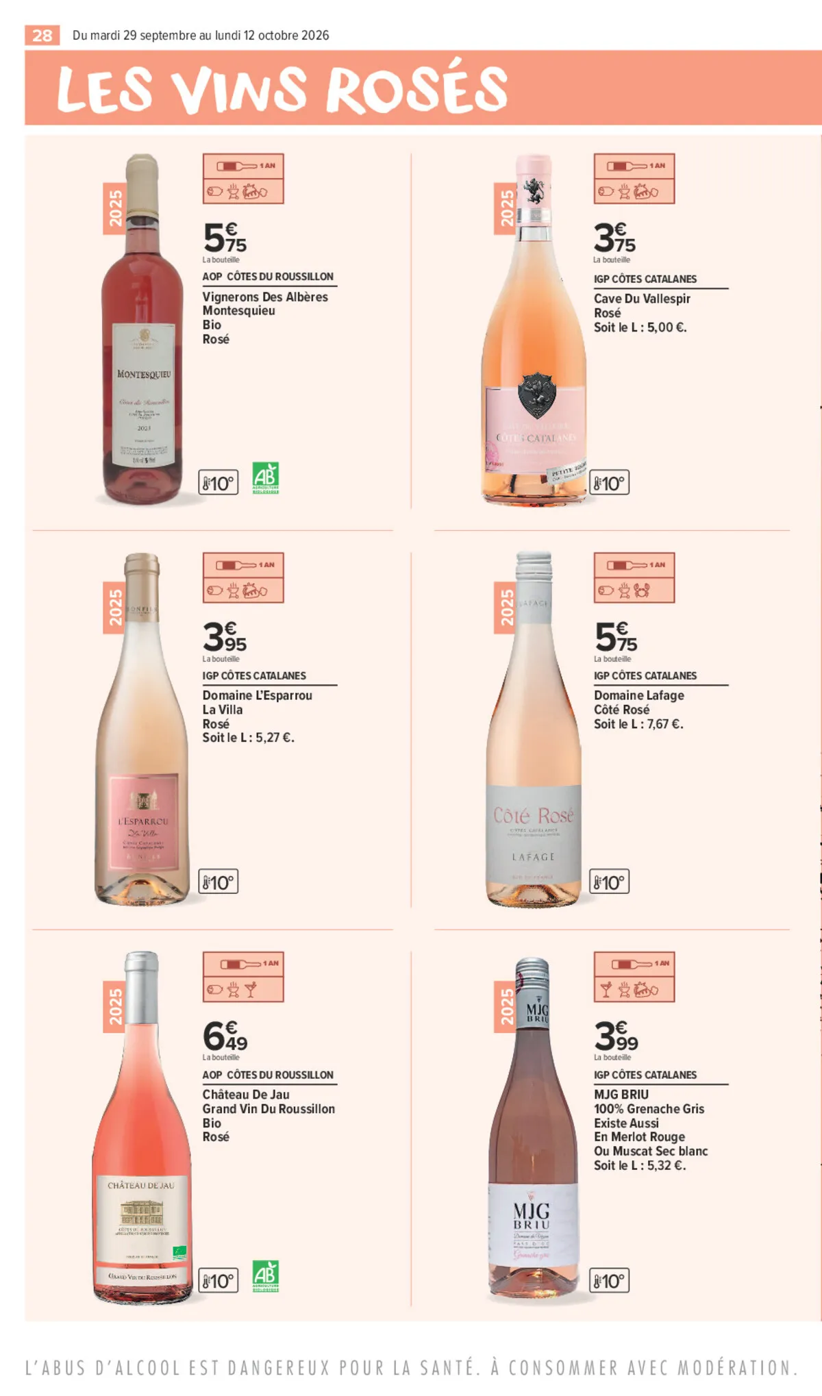 Catalogue Carrefour · Foire Aux Vins Edition Roussillon — page 28