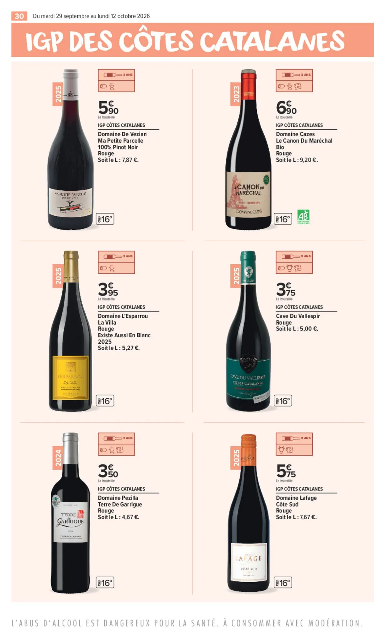 Catalogue Carrefour · Foire Aux Vins Edition Roussillon — page 30