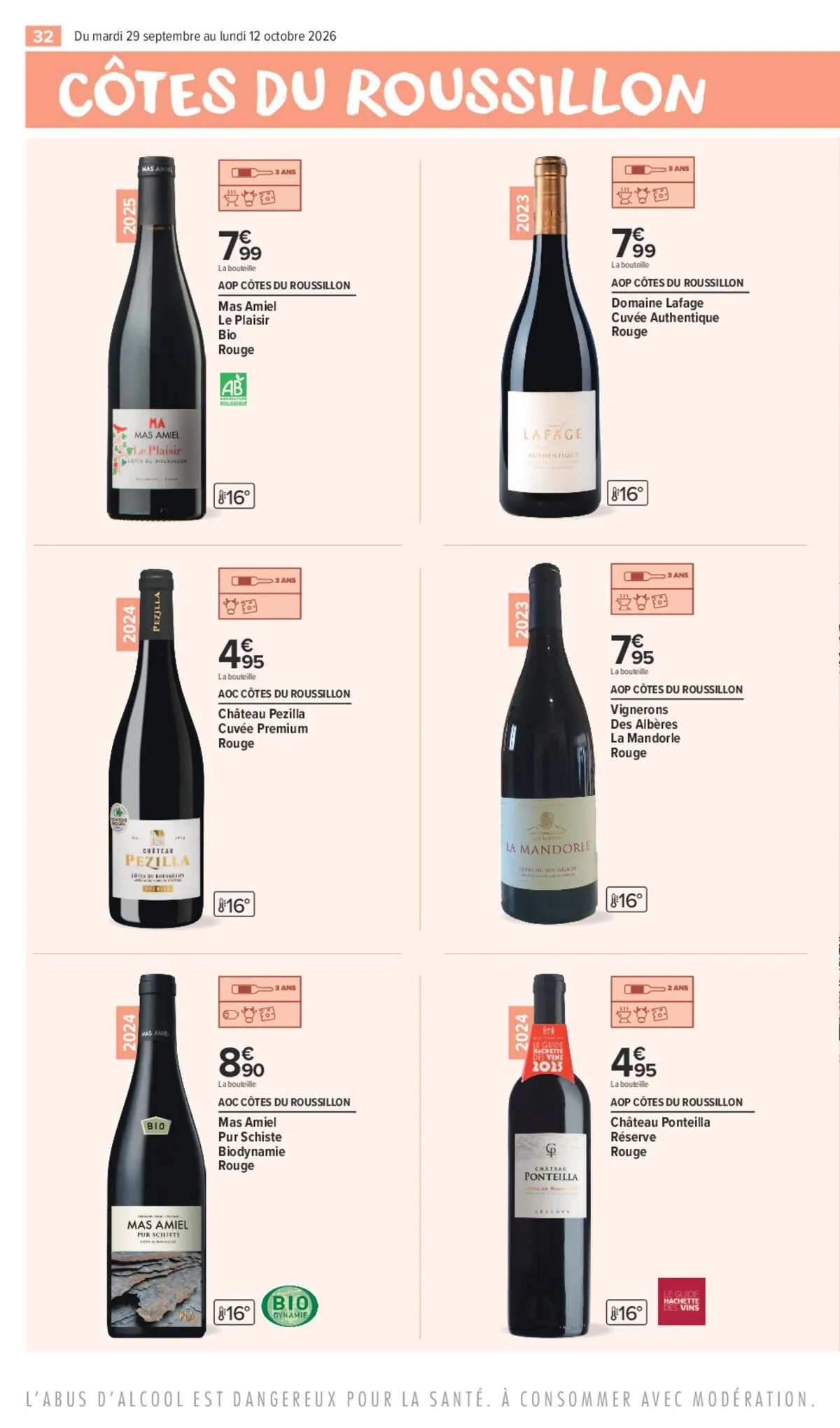 Catalogue Carrefour · Foire Aux Vins Edition Roussillon — page 32