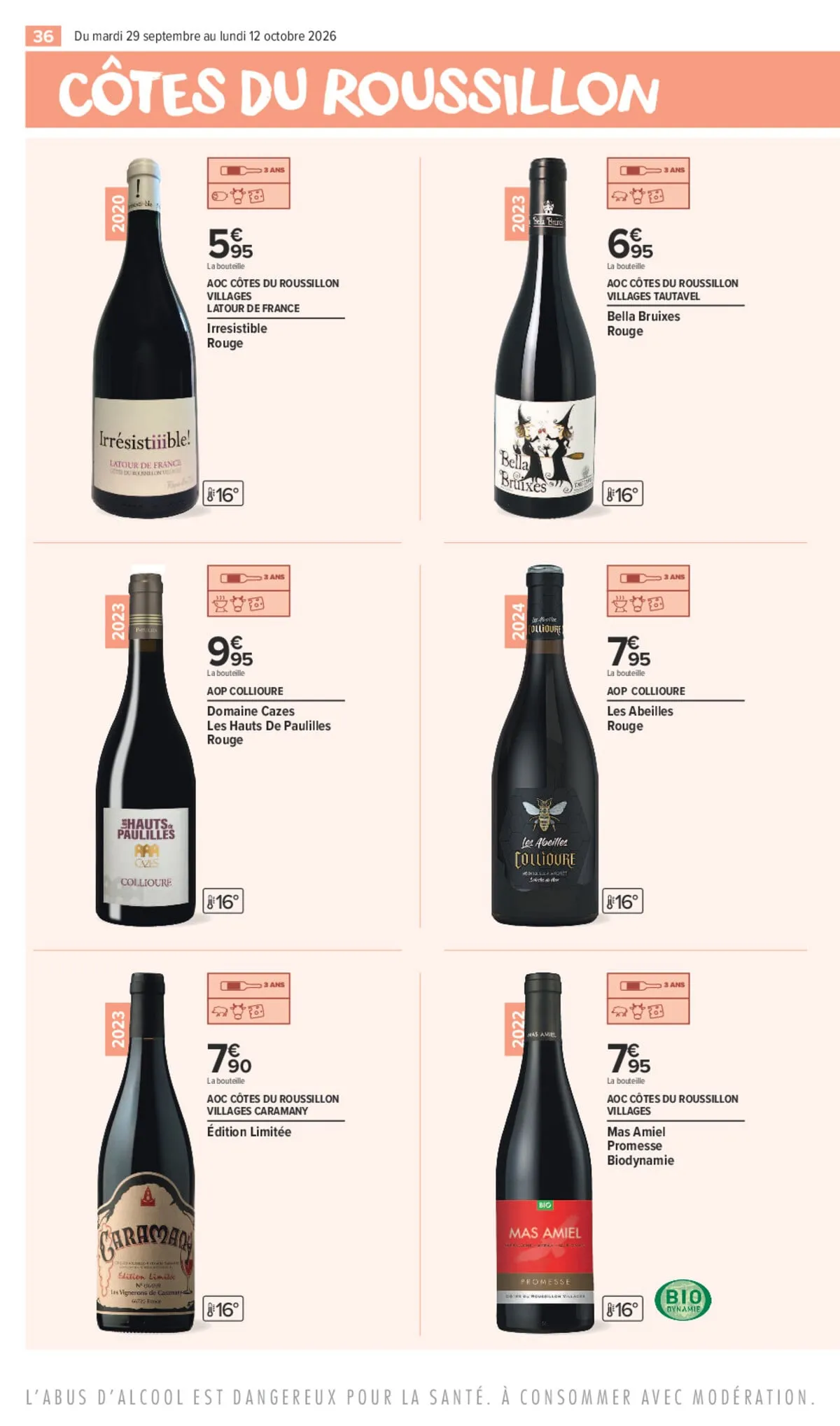 Catalogue Carrefour · Foire Aux Vins Edition Roussillon — page 36