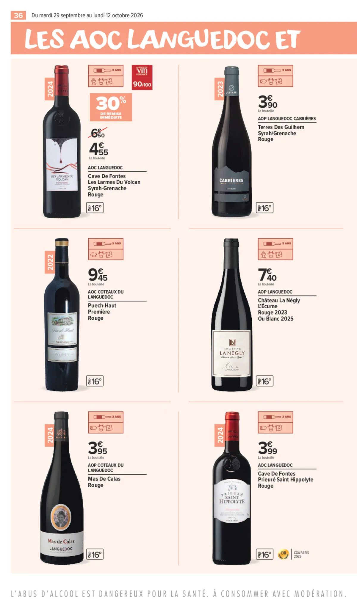 Catalogue Carrefour · Foire Aux Vins Edition Languedoc — page 36