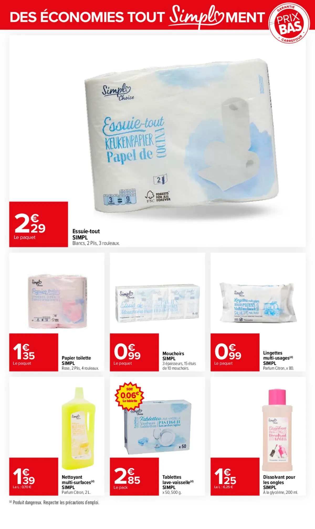 Catalogue Carrefour · Des Economies Tout Simplement — page 10