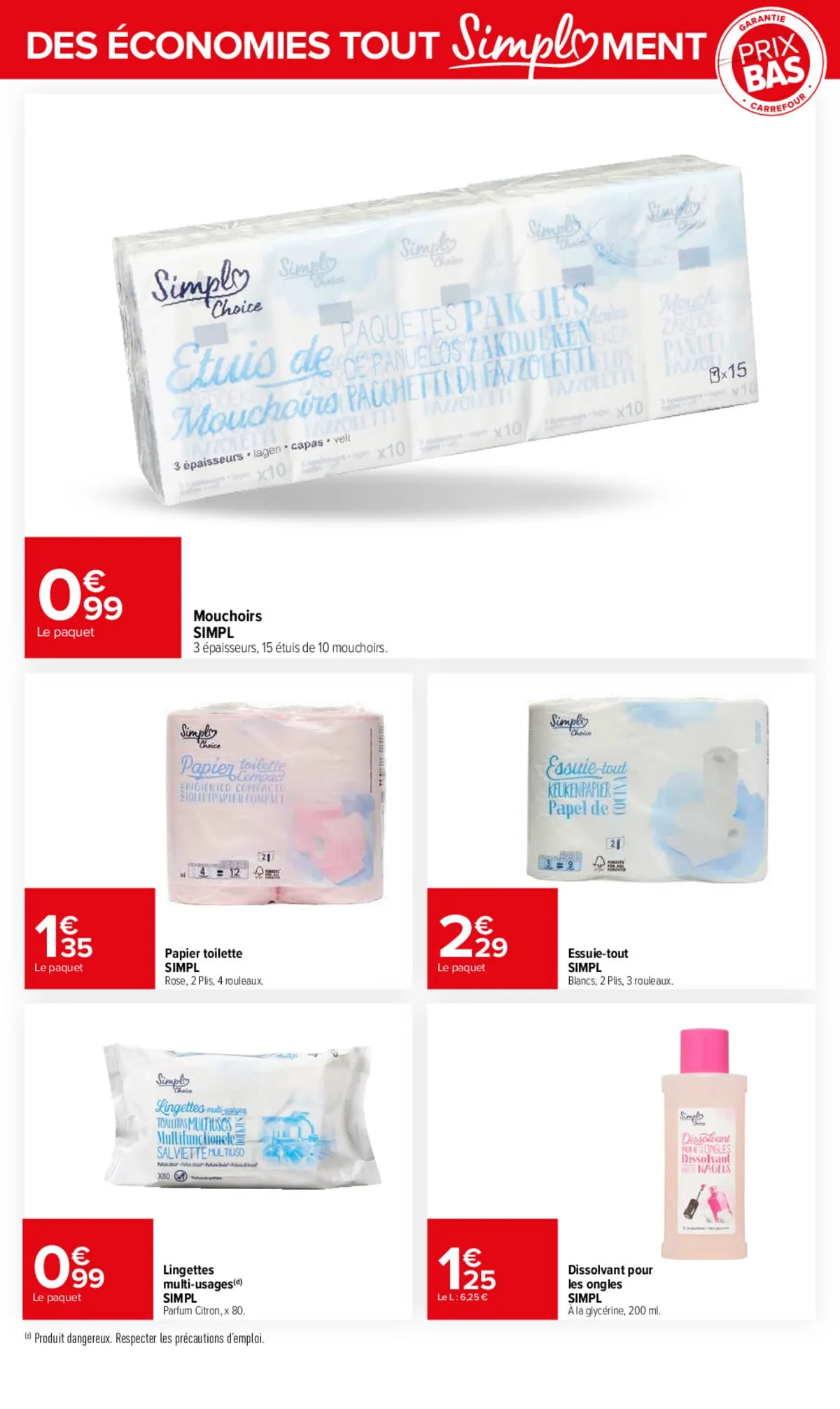 Catalogue Carrefour · Des Economies Tout Simplement — page 10