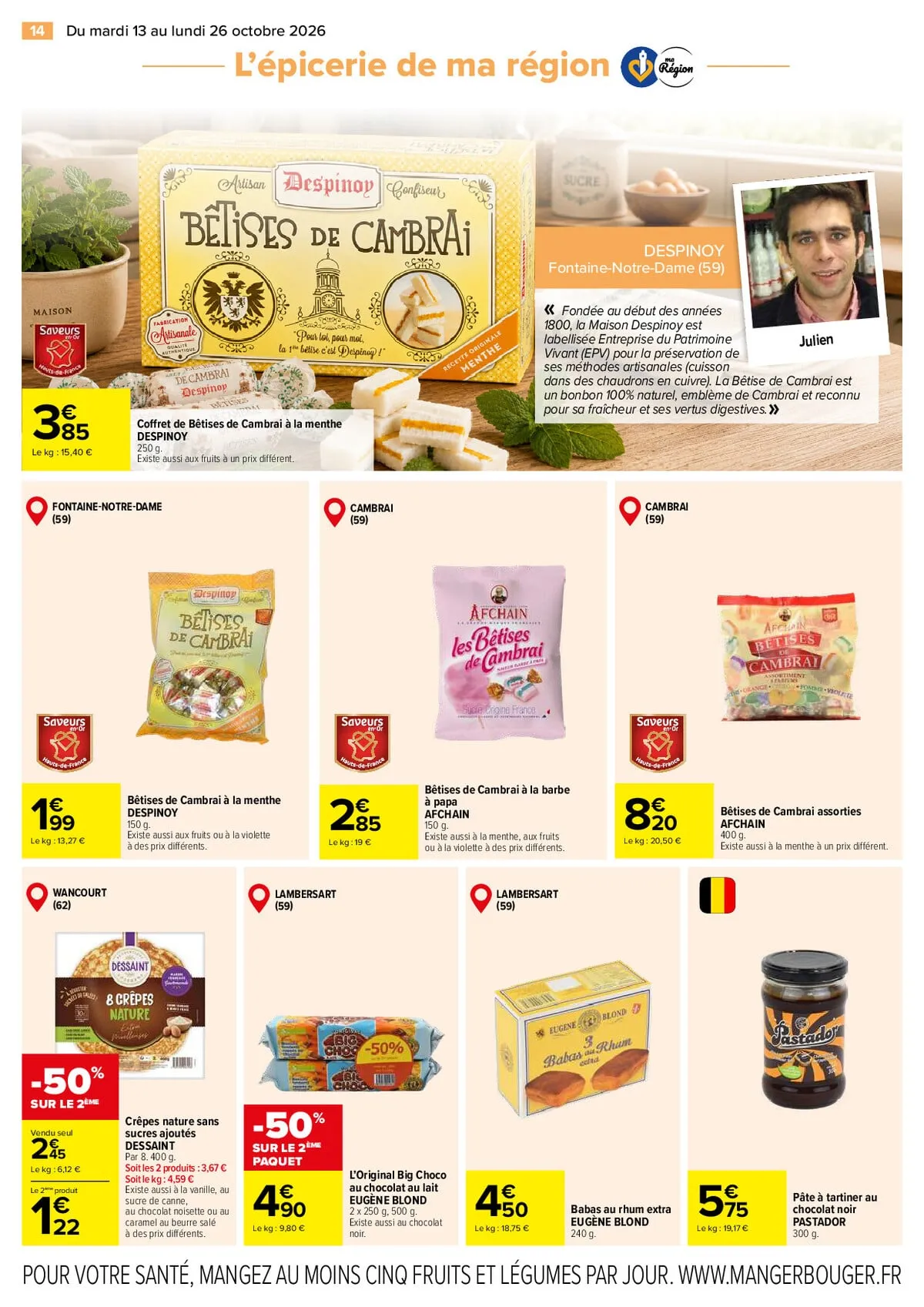 Catalogue Carrefour · Le Meilleur De Ma Région Du Nord Et De La Belgique — page 14