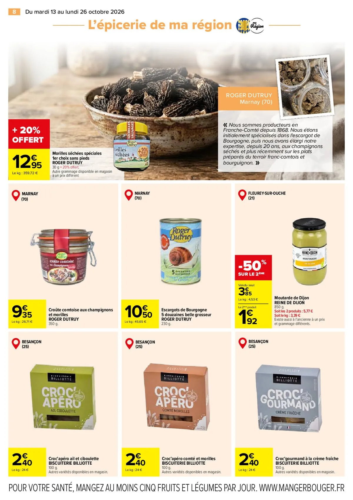 Catalogue Carrefour · Le Meilleur De Ma Région Franche-Comté — page 8