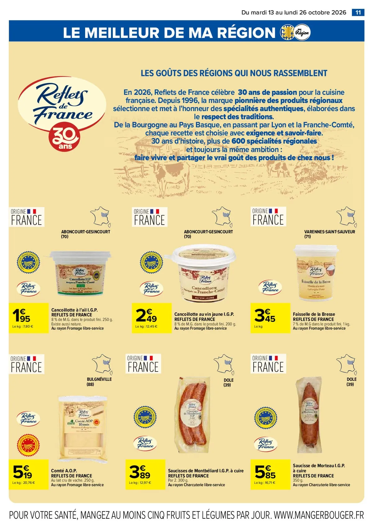 Catalogue Carrefour · Le Meilleur De Ma Région Franche-Comté — page 11