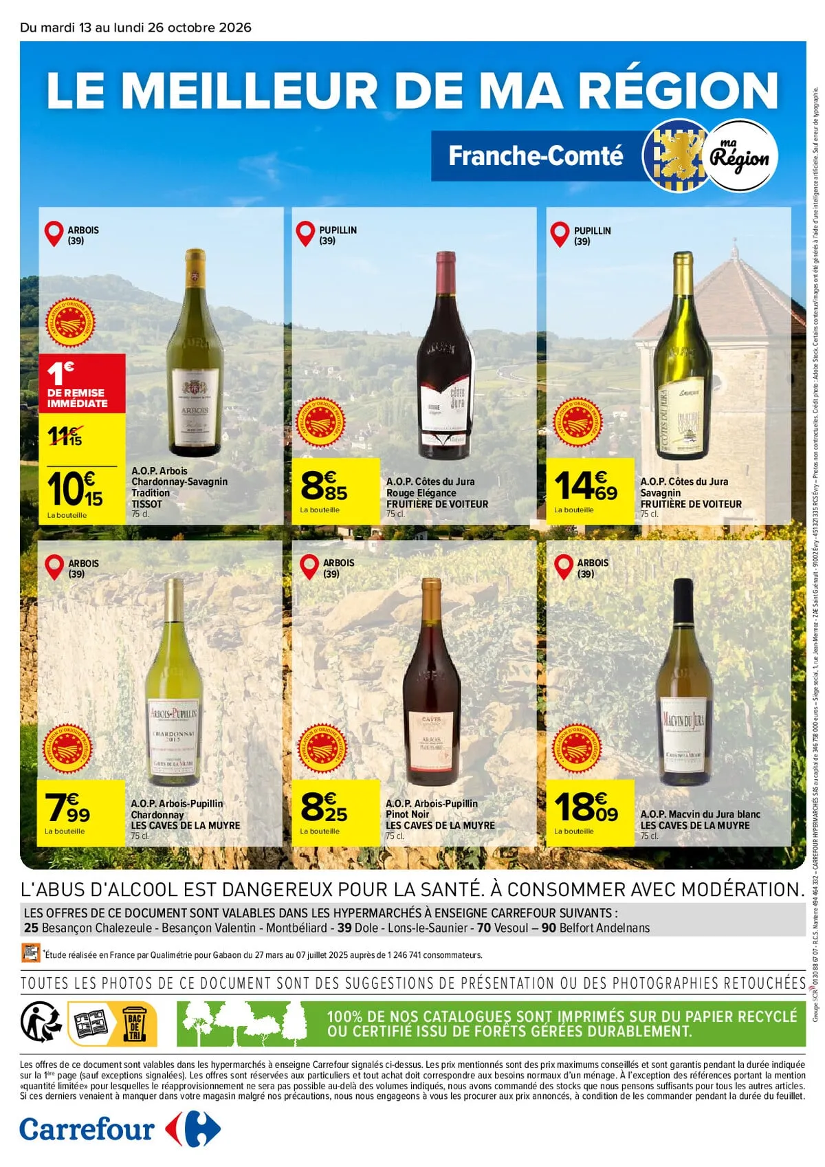 Catalogue Carrefour · Le Meilleur De Ma Région Franche-Comté — page 12