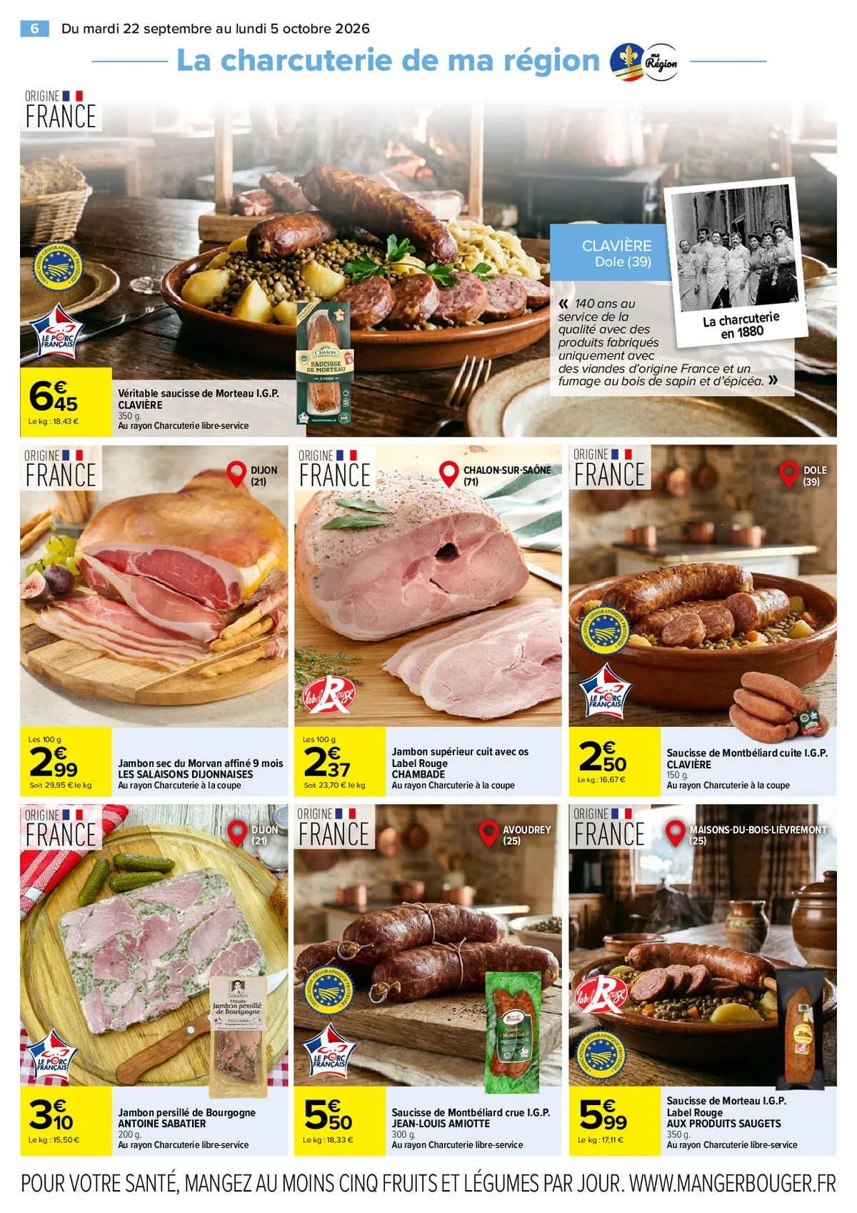 Catalogue Carrefour · Le Meilleur De Ma Région Bourgogne — page 6