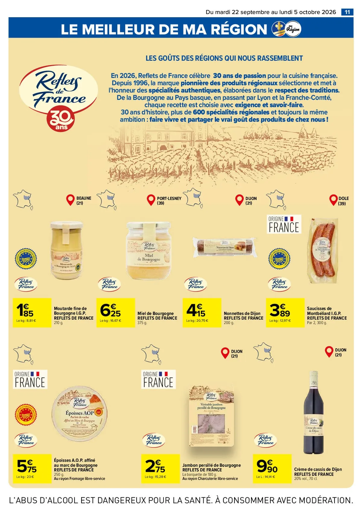 Catalogue Carrefour · Le Meilleur De Ma Région Bourgogne — page 11