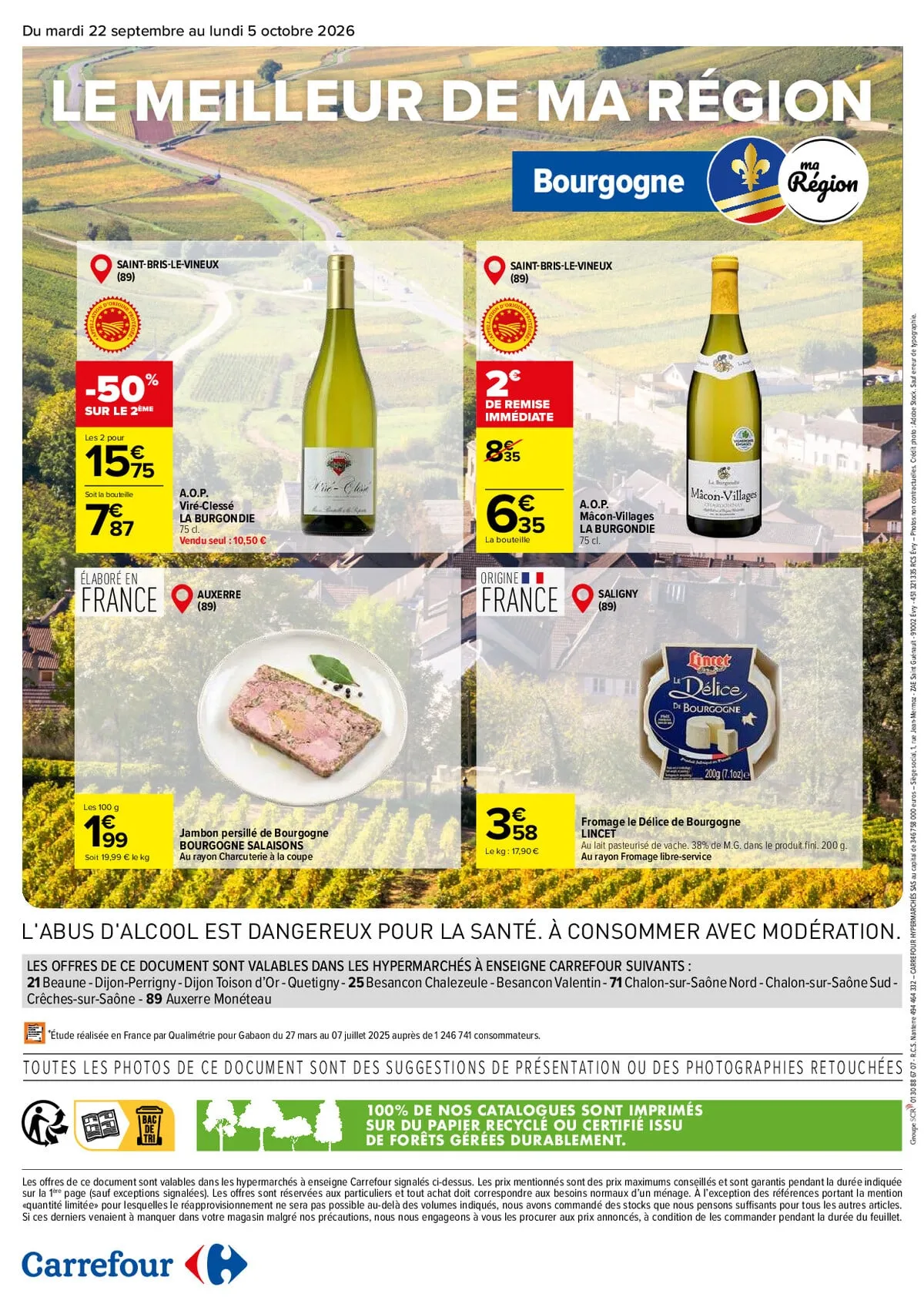 Catalogue Carrefour · Le Meilleur De Ma Région Bourgogne — page 12