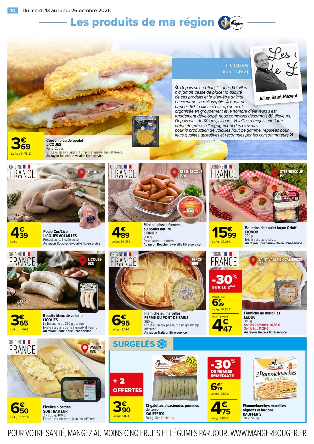 Catalogue Carrefour · Le Meilleur De Ma Région Du Nord Et De La Belgique — page 10