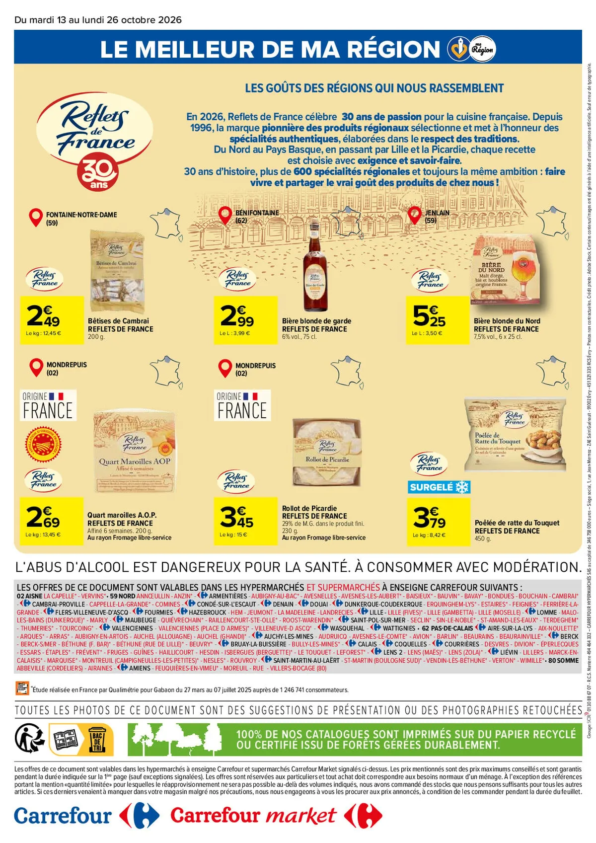 Catalogue Carrefour · Le Meilleur De Ma Région Du Nord Et De La Belgique — page 16