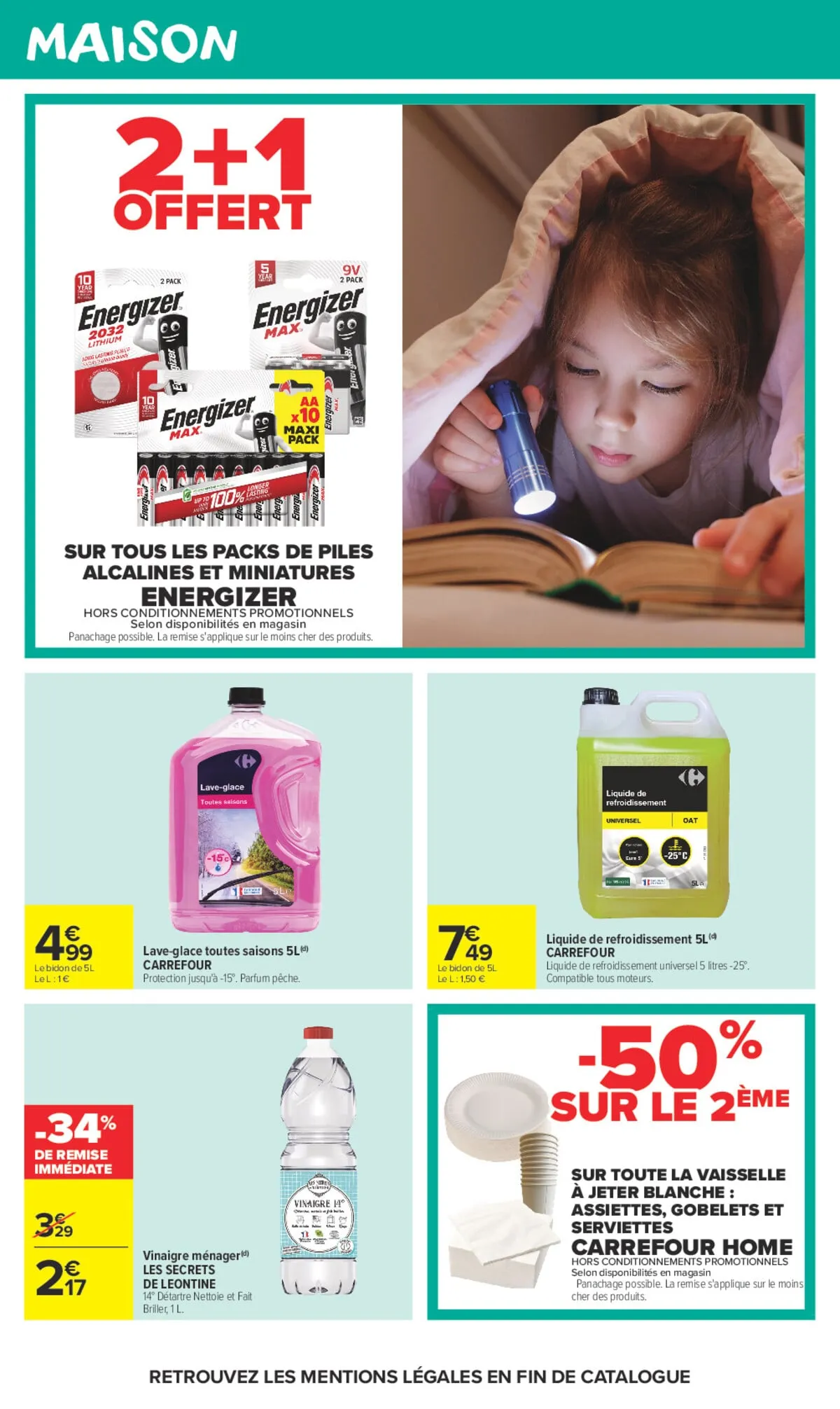 Catalogue Carrefour · Vos Promos Du Quotidien ! — page 47