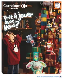 Couverture : Catalogue Carrefour · Prêt À Jouer Avec Nous ?
