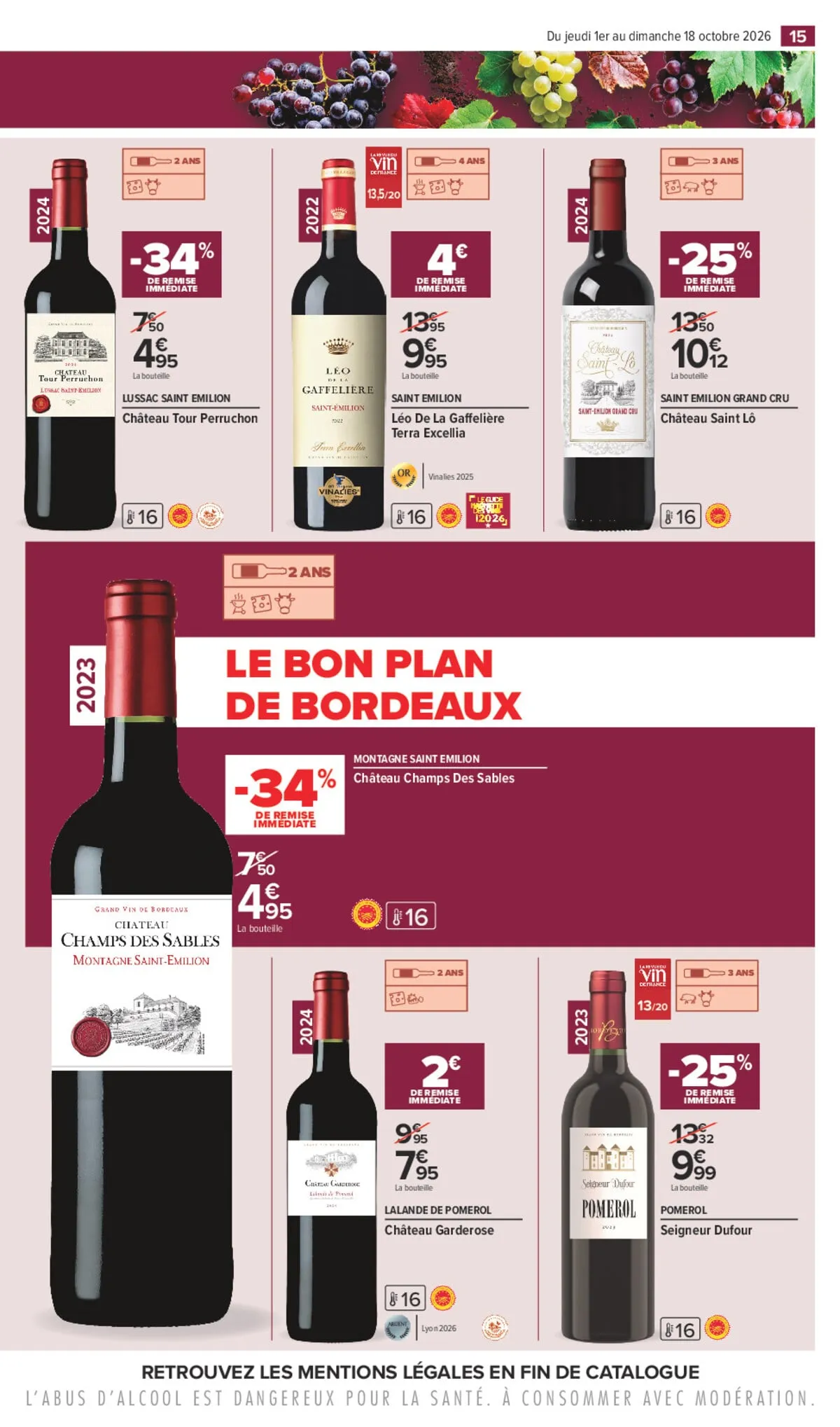 Catalogue Carrefour · La Foire Aux Vins — page 15