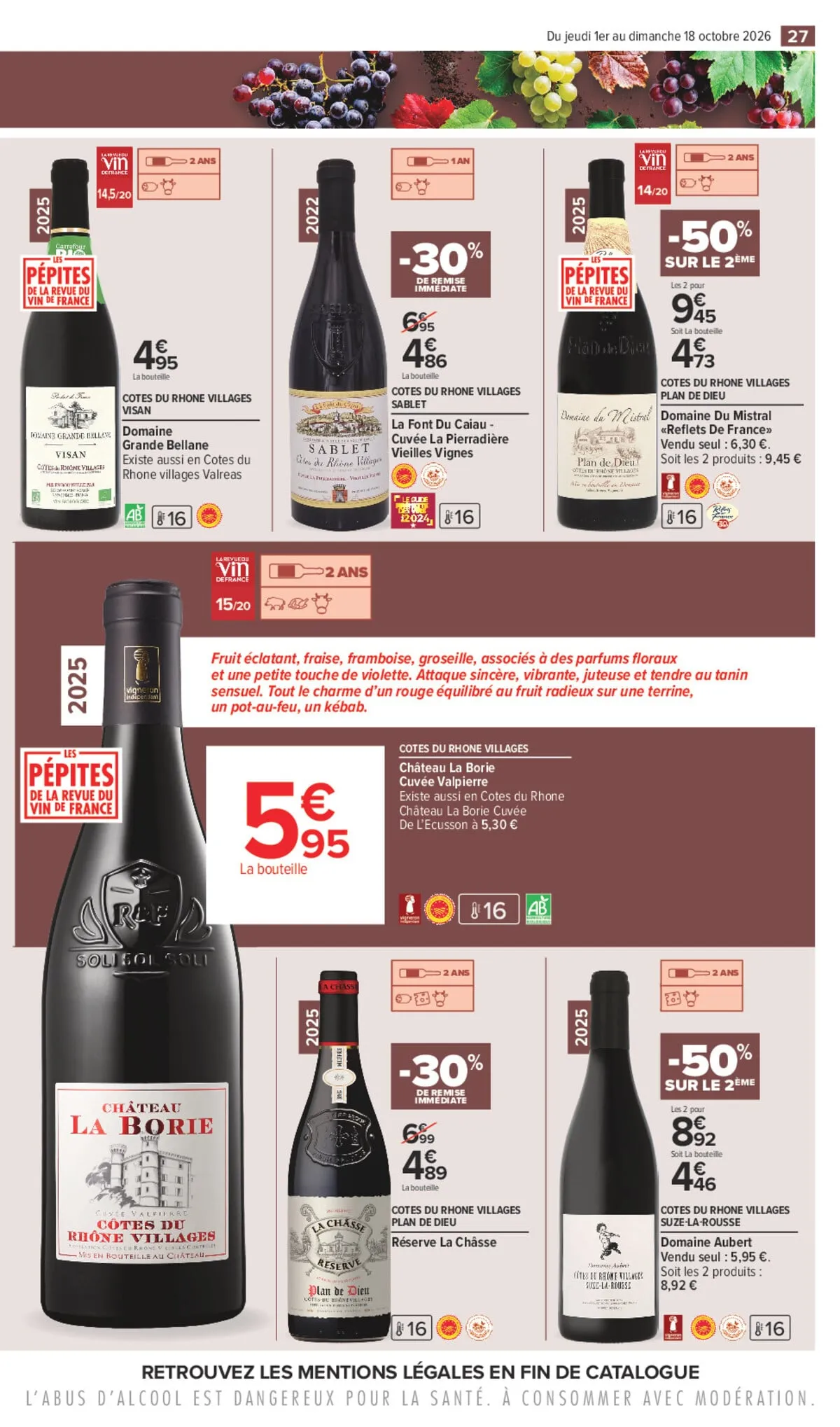 Catalogue Carrefour · La Foire Aux Vins — page 27