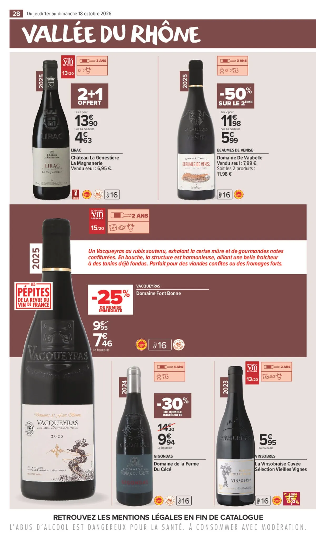 Catalogue Carrefour · La Foire Aux Vins — page 28