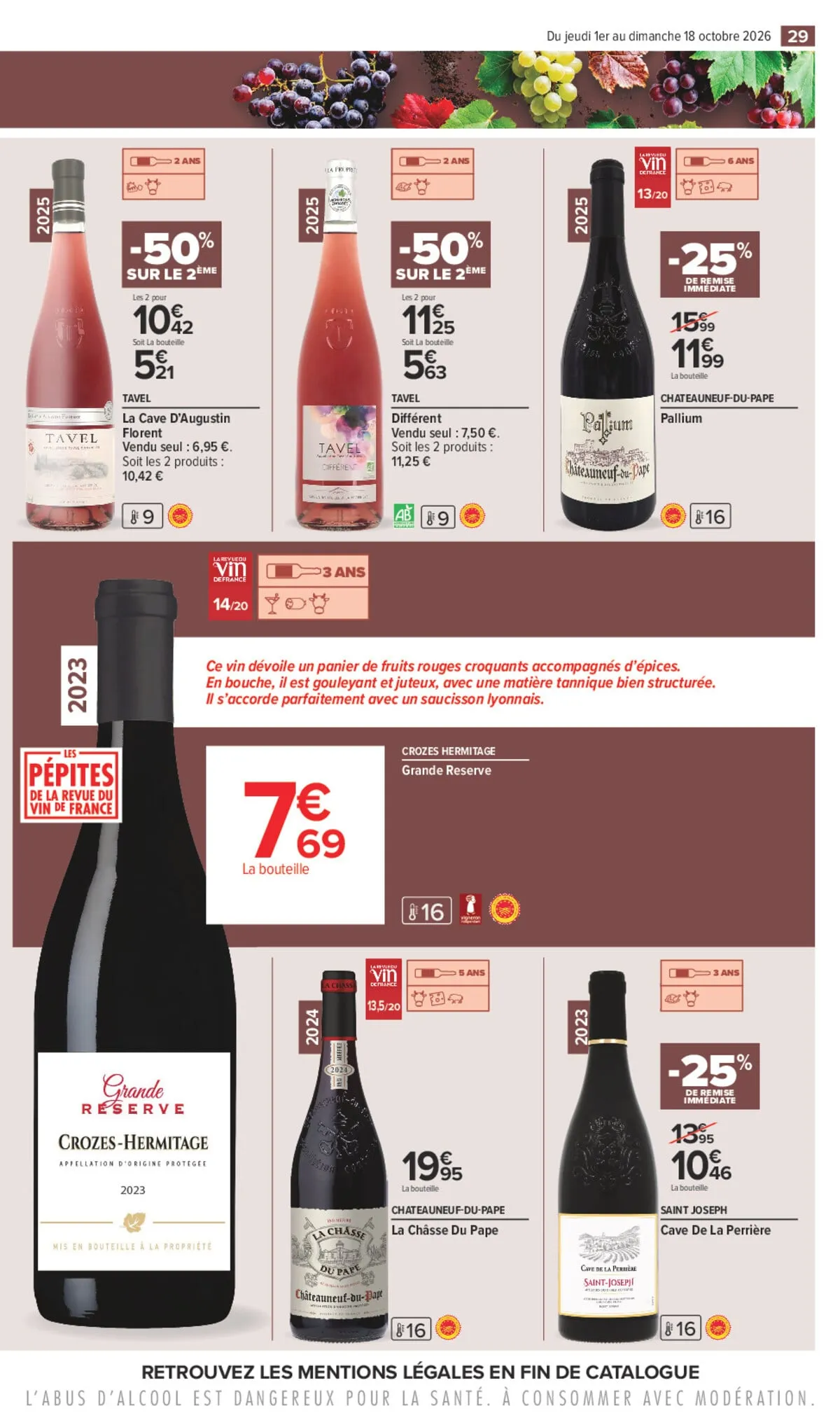 Catalogue Carrefour · La Foire Aux Vins — page 29