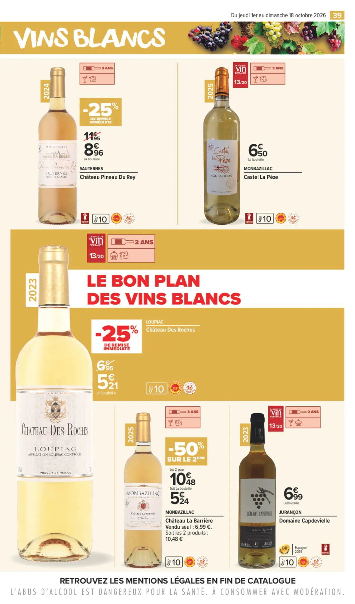 Catalogue Carrefour · La Foire Aux Vins — page 39