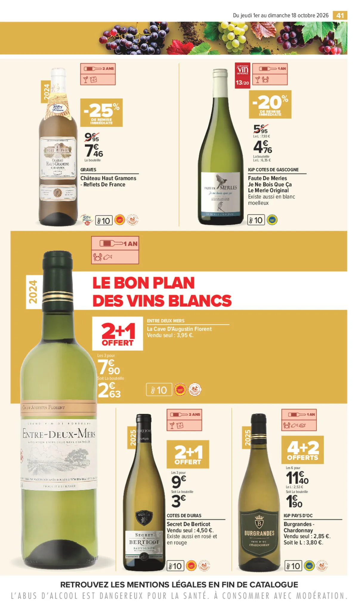 Catalogue Carrefour · La Foire Aux Vins — page 41