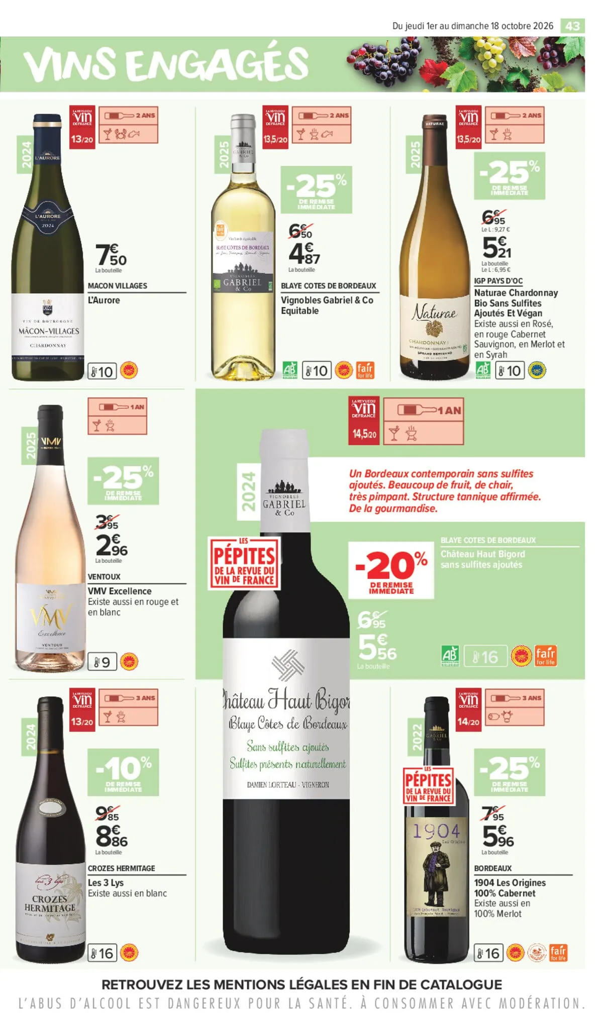 Catalogue Carrefour · La Foire Aux Vins — page 43