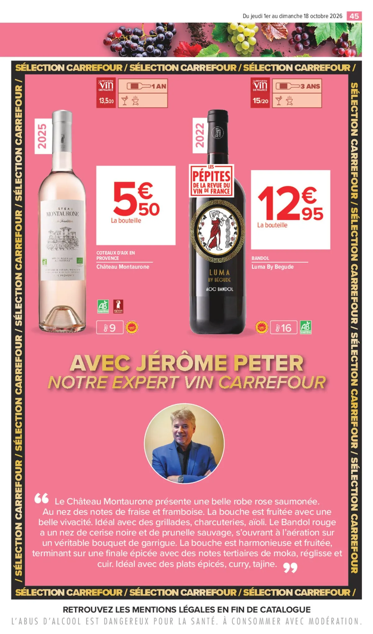 Catalogue Carrefour · La Foire Aux Vins — page 45