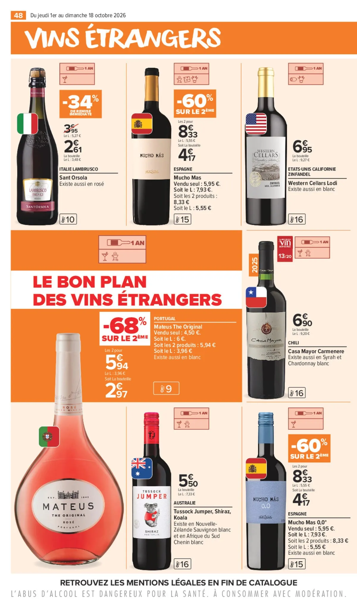 Catalogue Carrefour · La Foire Aux Vins — page 48