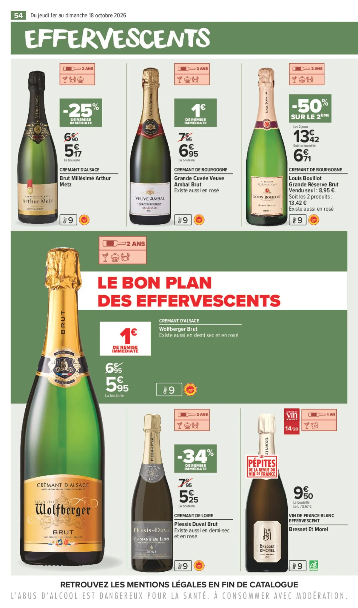 Catalogue Carrefour · La Foire Aux Vins — page 54