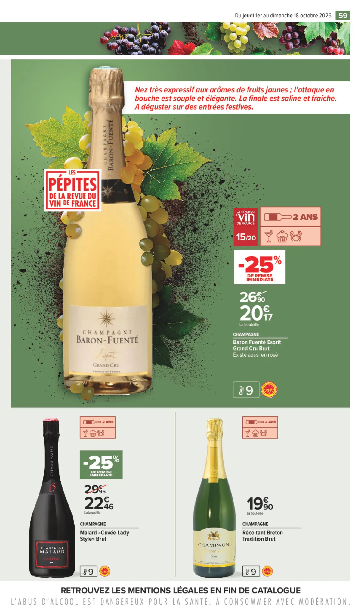 Catalogue Carrefour · La Foire Aux Vins — page 59