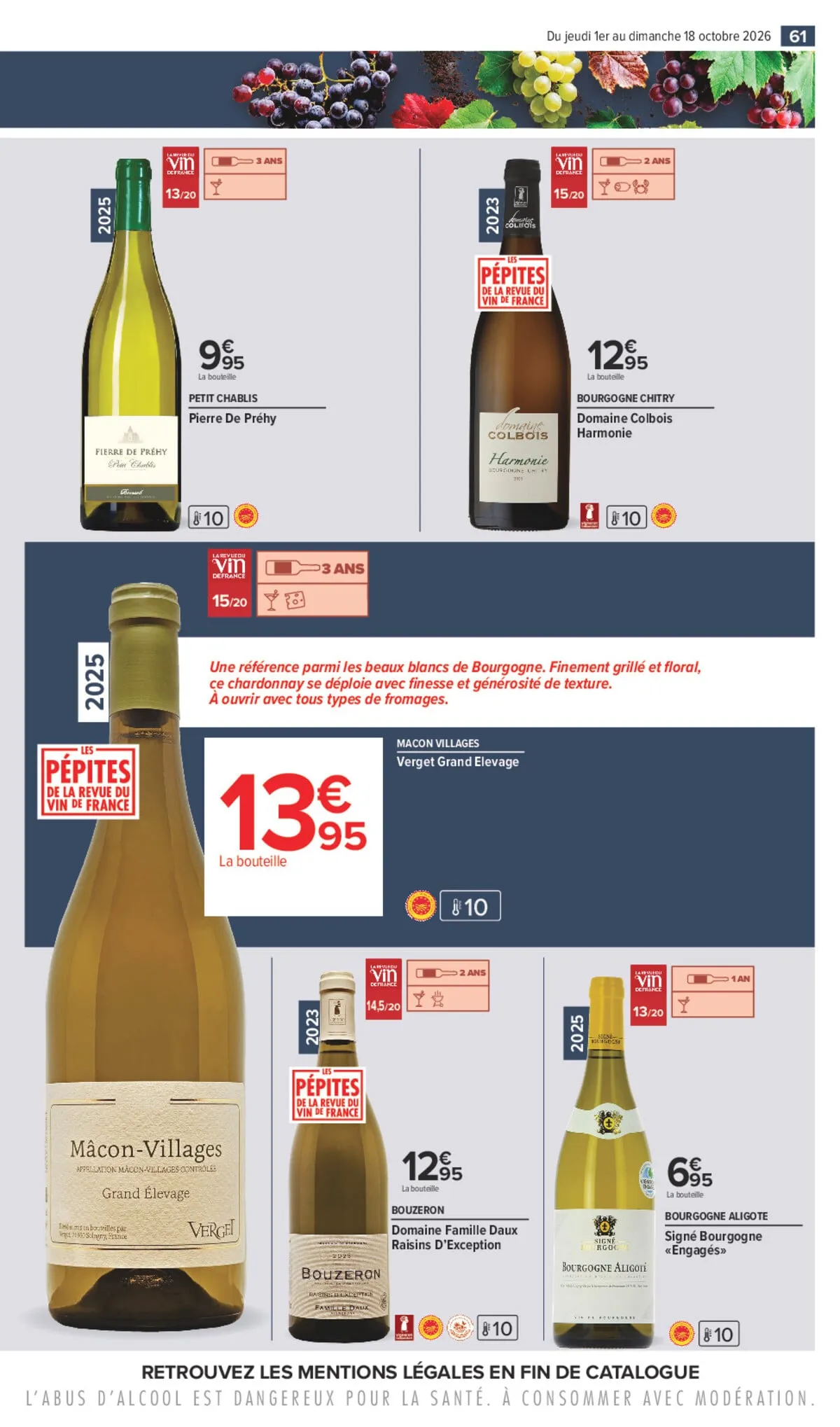 Catalogue Carrefour · La Foire Aux Vins — page 61